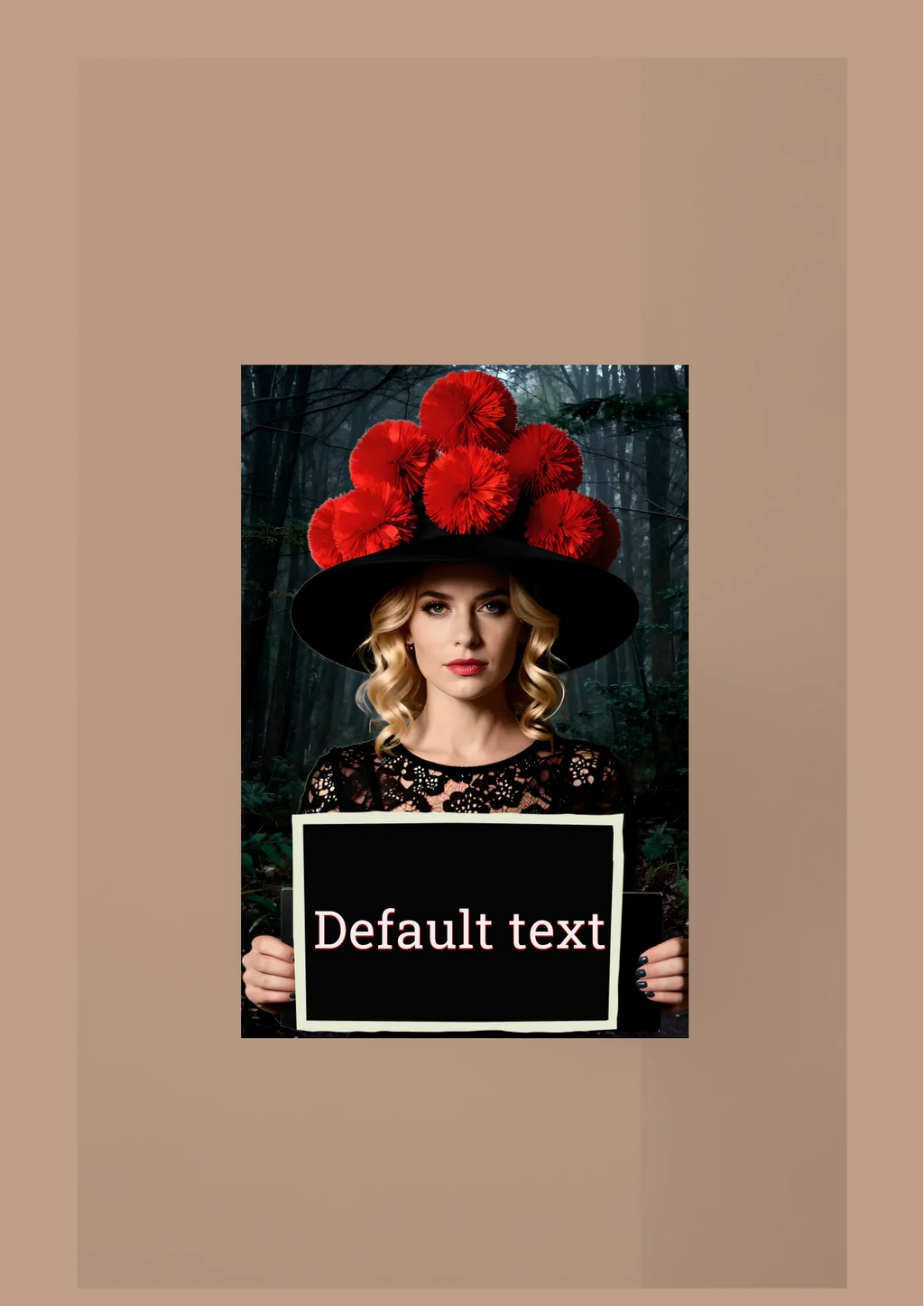 poster mit rahmen v