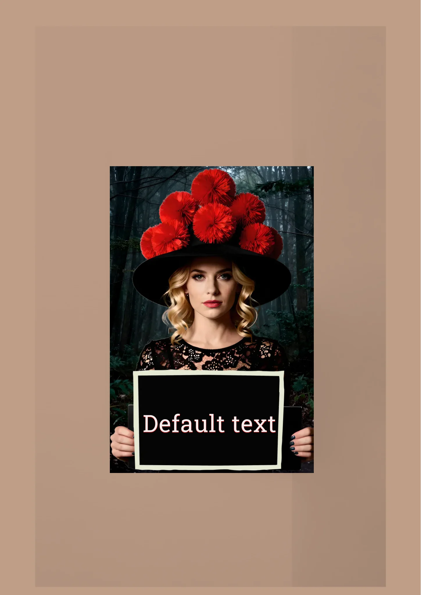 poster mit rahmen v
