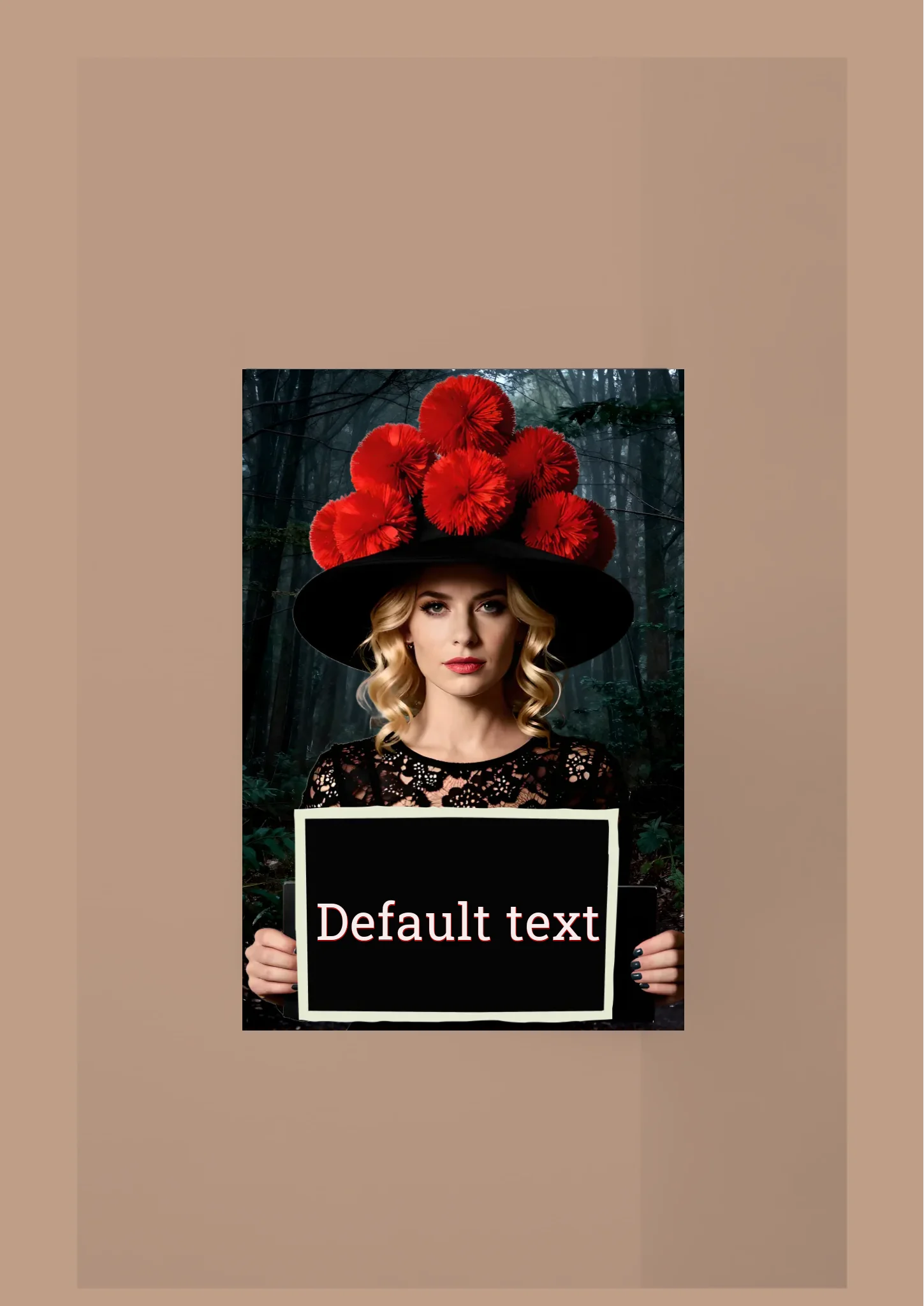 poster mit rahmen v