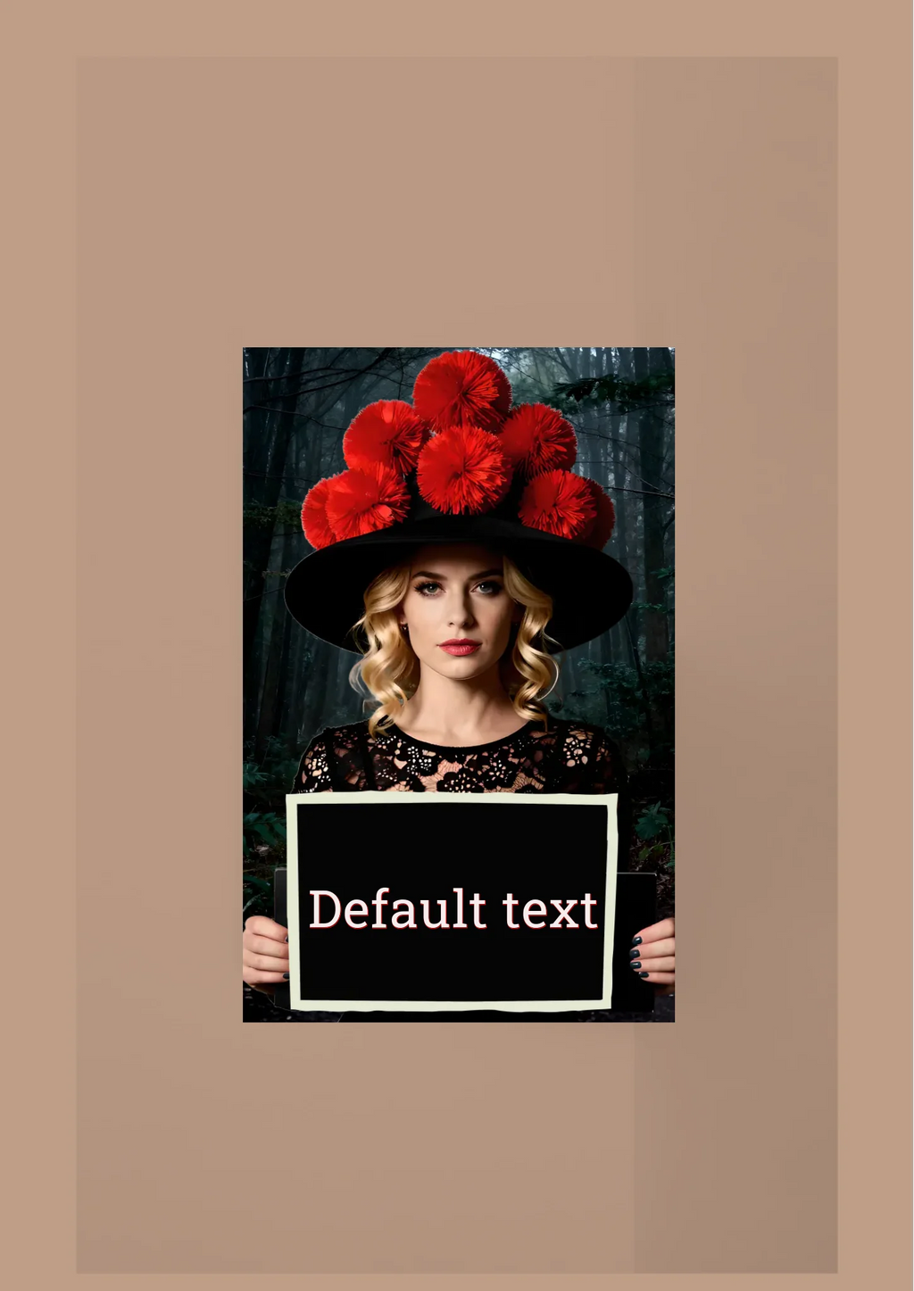poster mit rahmen v