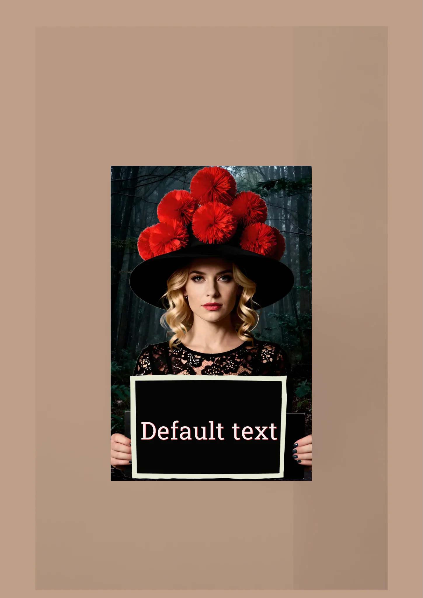 poster mit rahmen h.
