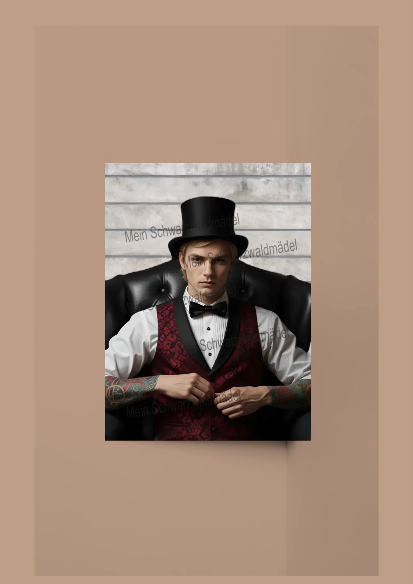 poster mit rahmen h.