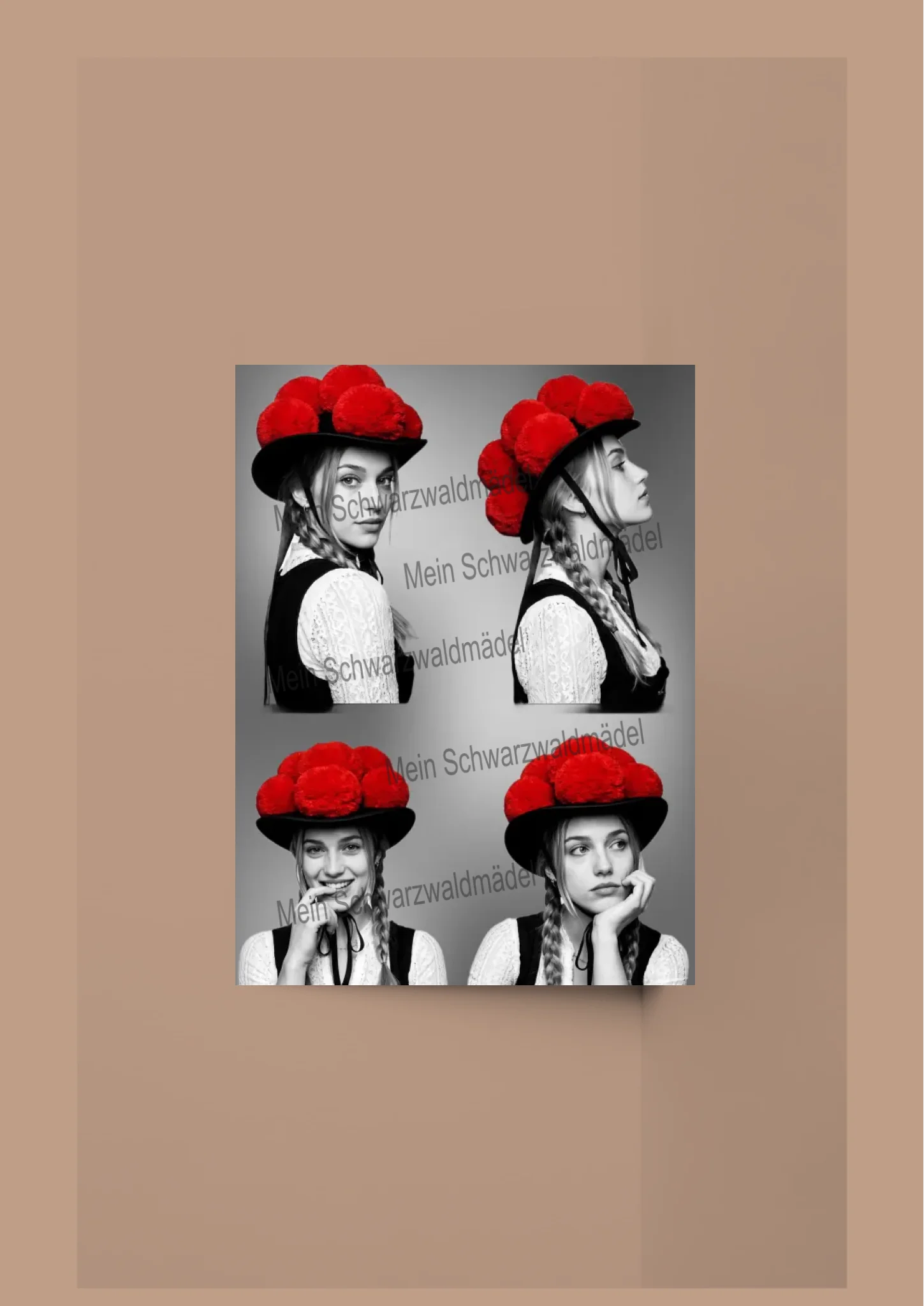 poster mit rahmen h.